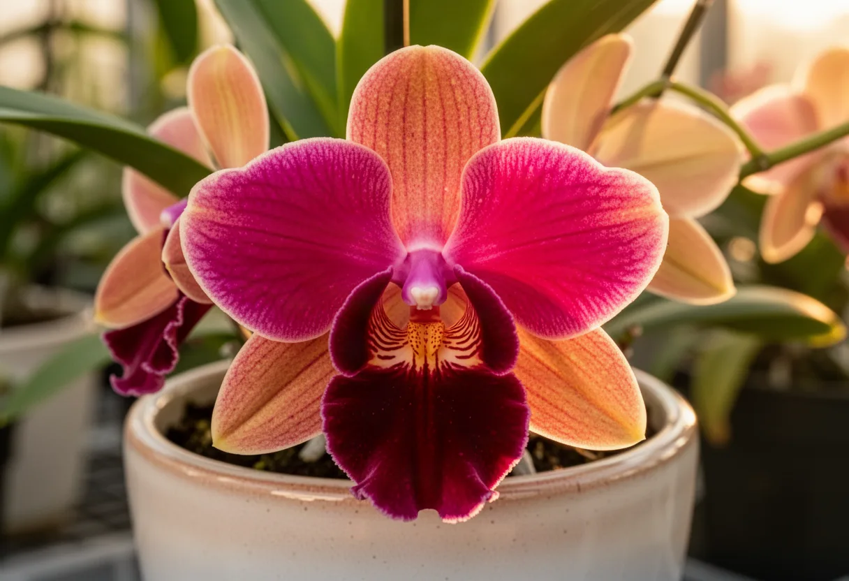 Phal. Velvet Big Lip Coral